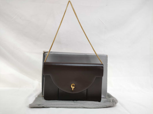 Dior CD logo leather chain shoulder bag
