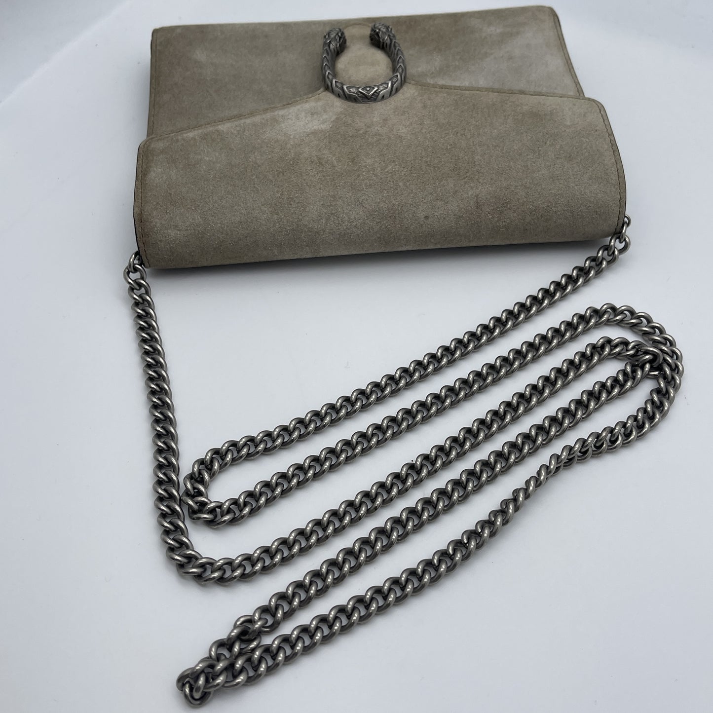 GUCCI Suede Dionysus Chain Shoulder Bag