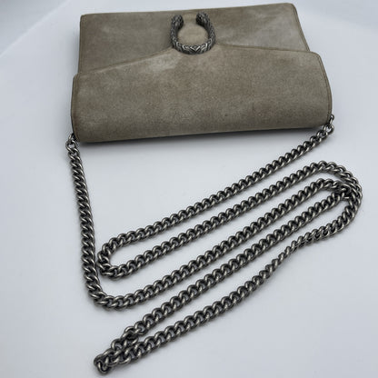 GUCCI Suede Dionysus Chain Shoulder Bag