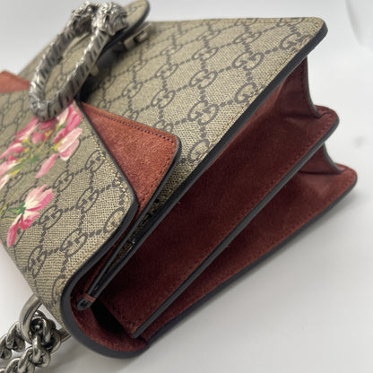 GUCCI GG Supreme Floral Dionysus Chain Shoulder Bag