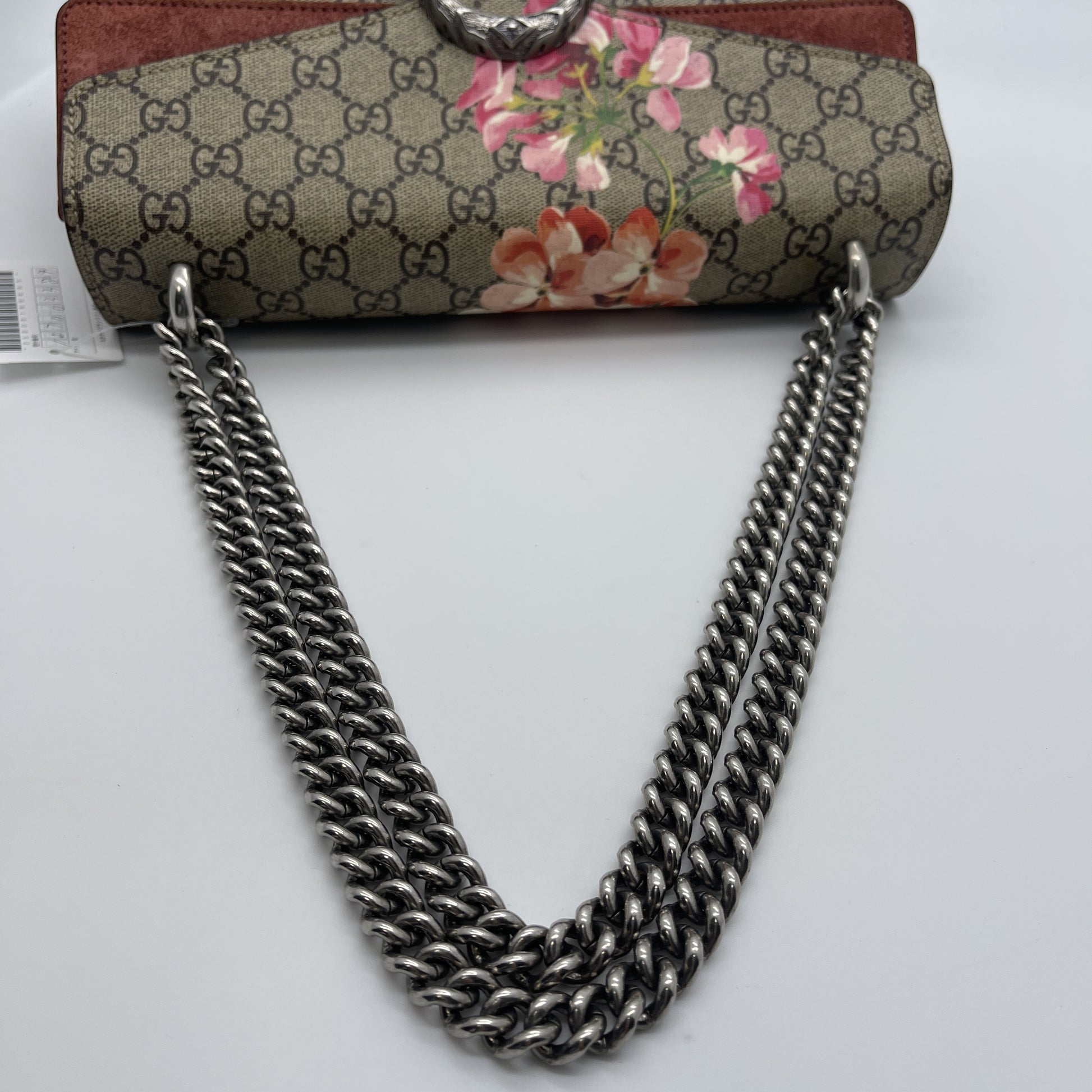 GUCCI GG Supreme Floral Dionysus Chain Shoulder Bag