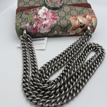 GUCCI GG Supreme Floral Dionysus Chain Shoulder Bag