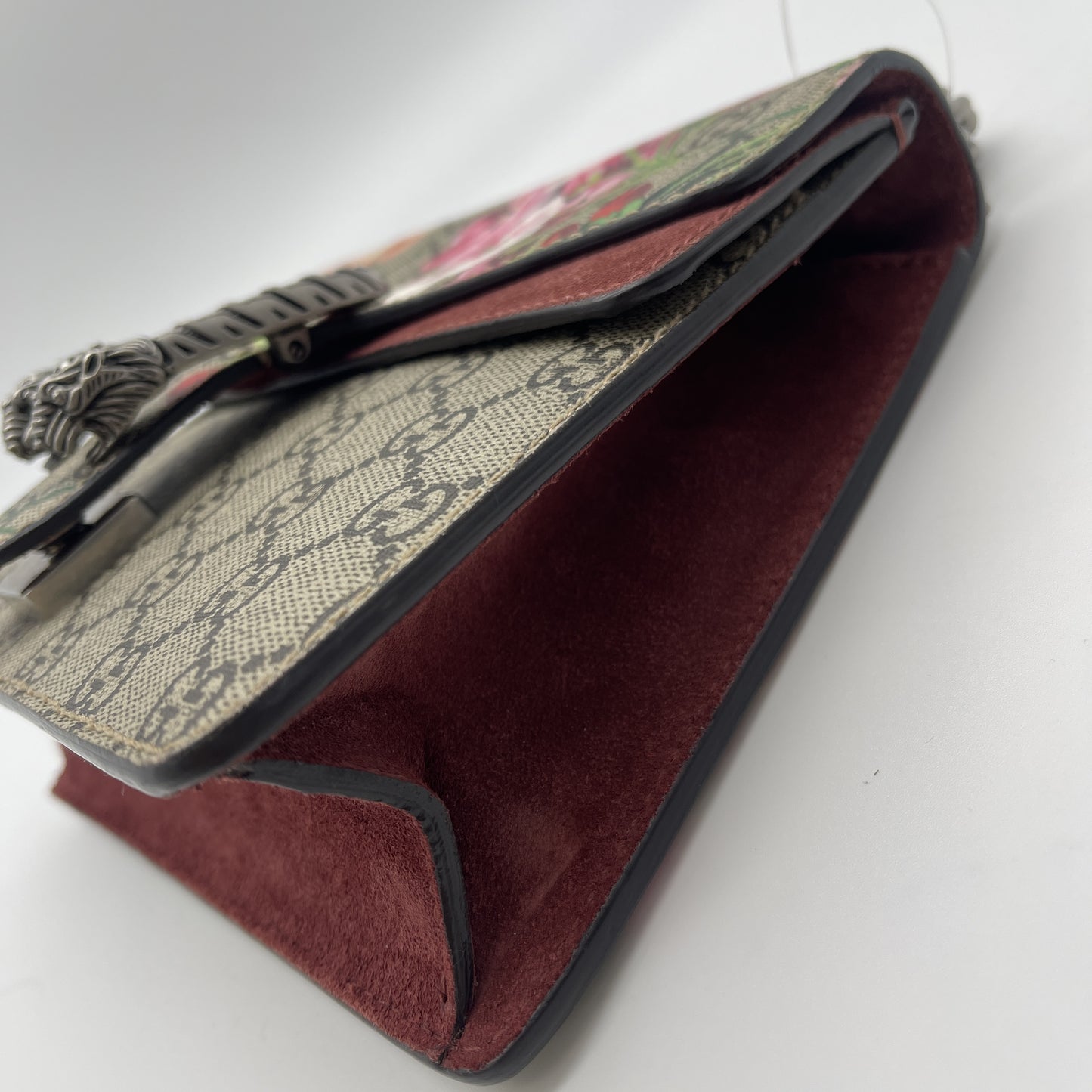GUCCI GG Supreme Floral Dionysus Chain Shoulder Bag