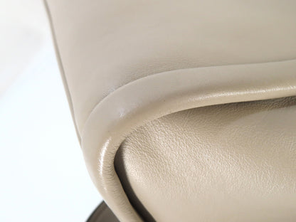 PRADA Prada Soft Calfskin 2-Way Handbag 1BA183 Gray Tote Bag