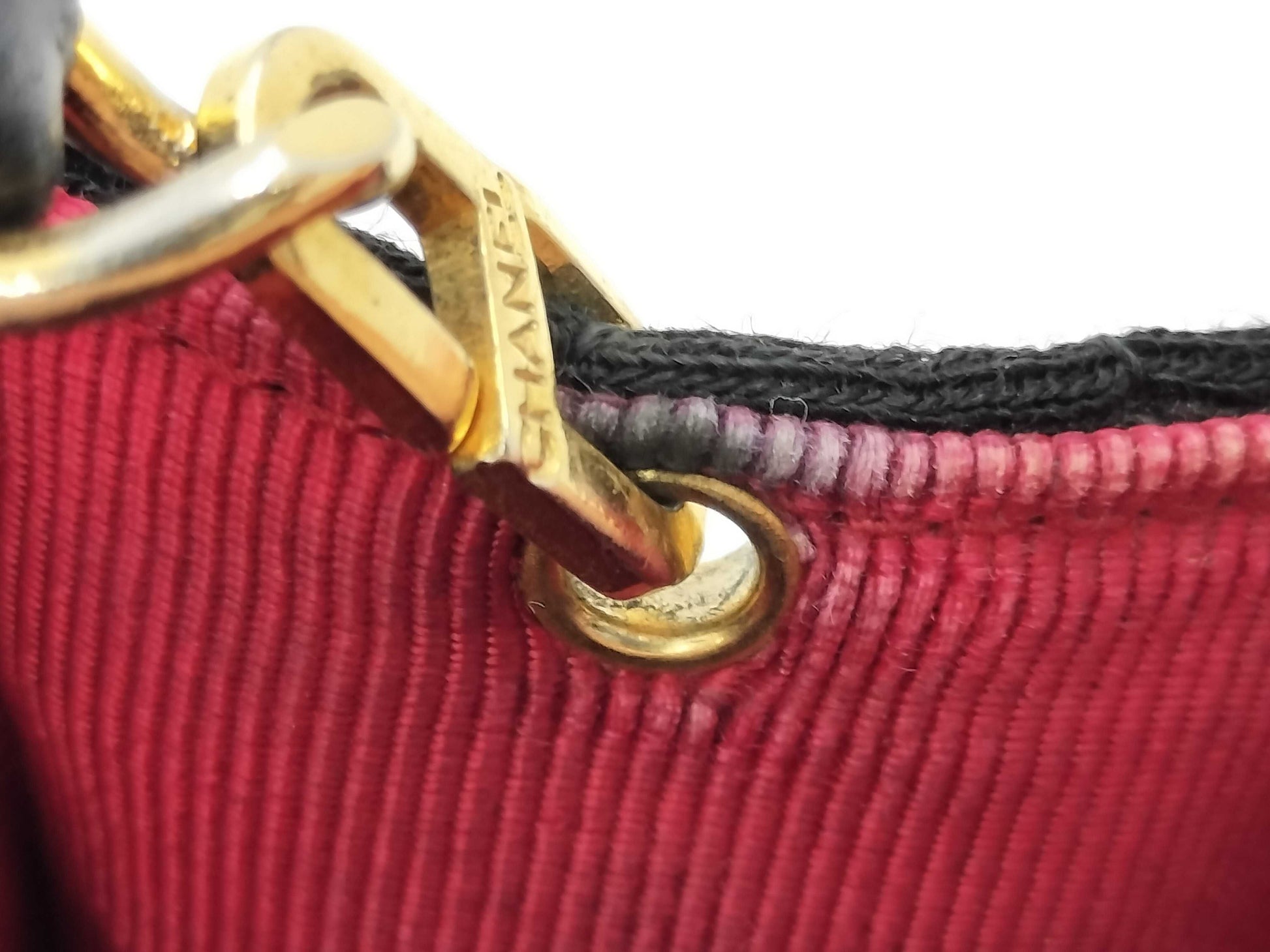 CHANEL Cotton Mini Matelasse 18 Shoulder Bag with Gold Hardware in Black