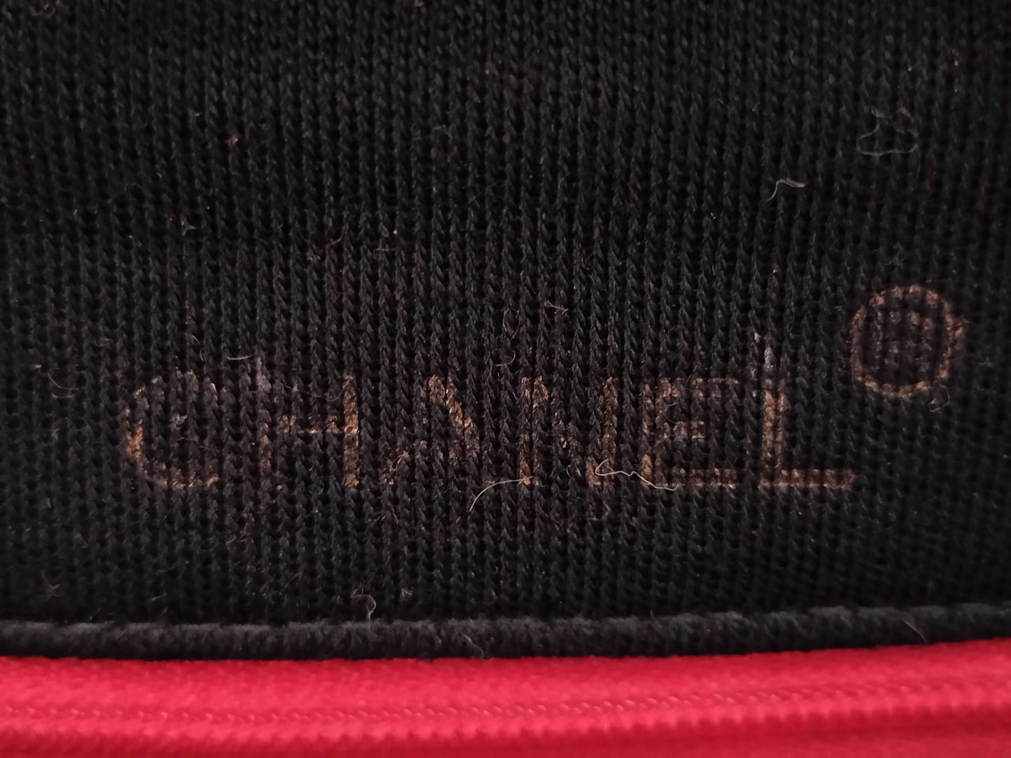 CHANEL Cotton Mini Matelasse 18 Shoulder Bag with Gold Hardware in Black