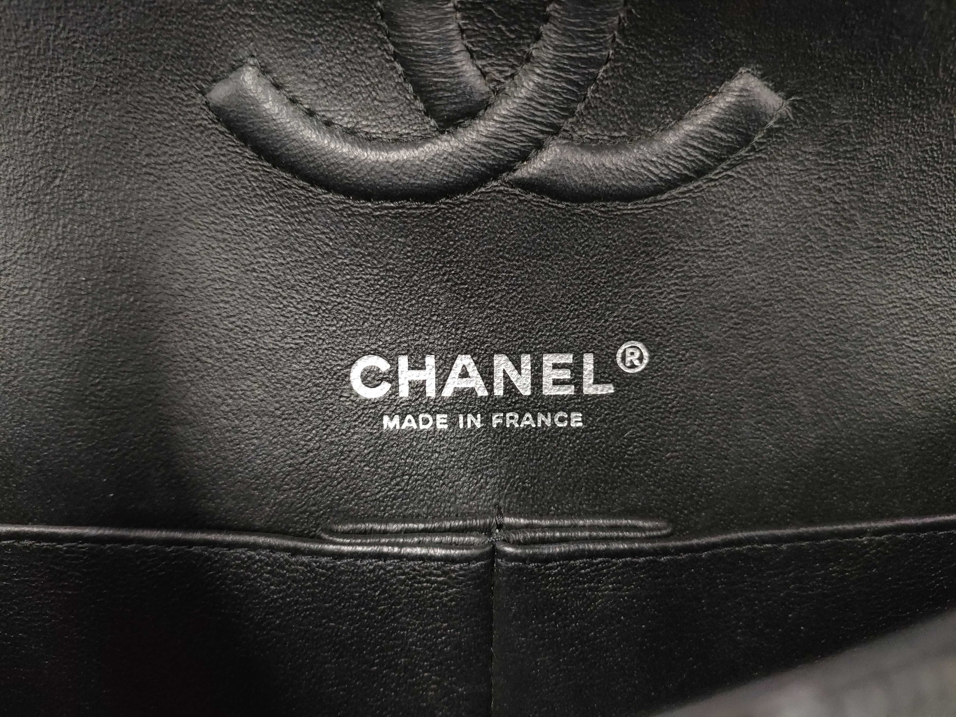 CHANEL Double Flap Denim Gray SS Shoulder Bag