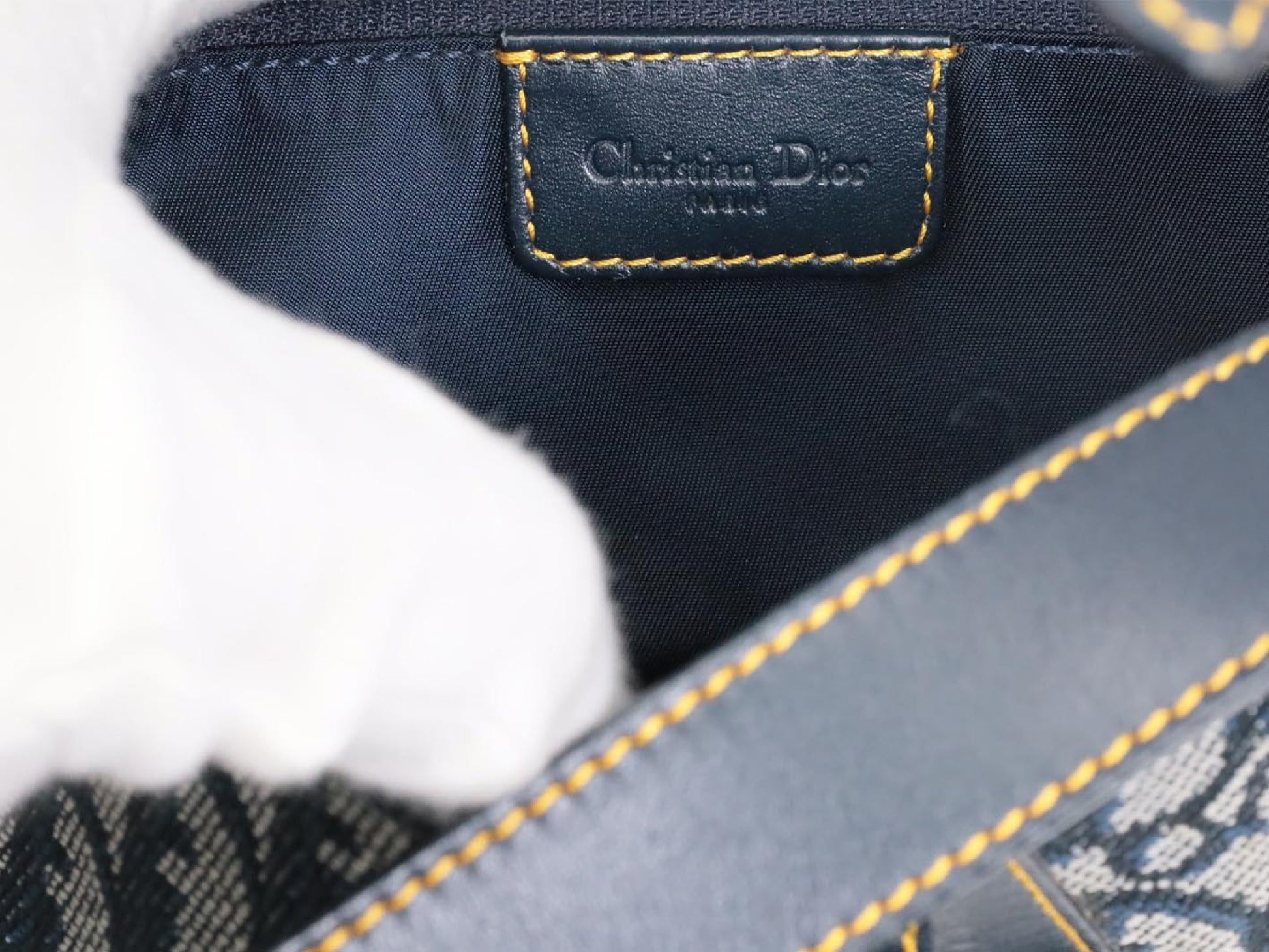 Dior Saddle Bag Navy Shoulder Bag