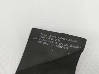 SAINT LAURENT PARIS current tag star print maxi long black dress