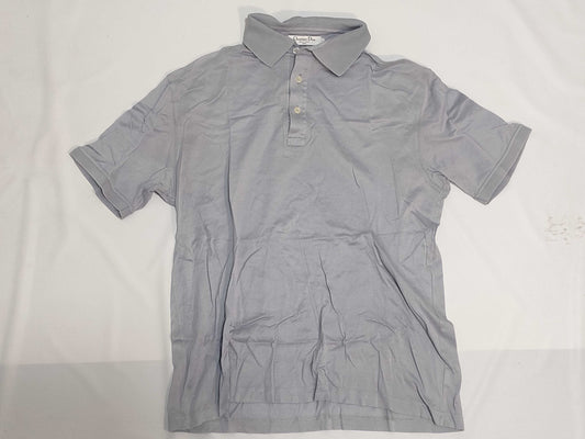 Christian Dior shirt top with embroidered Dior CD logo and back logo from the Galliano era