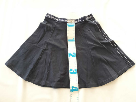 FENDI FENDI logo black skirt skirt