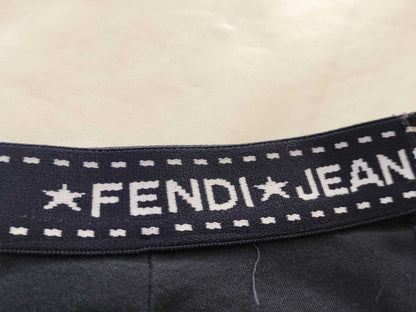 FENDI FENDI logo black skirt skirt
