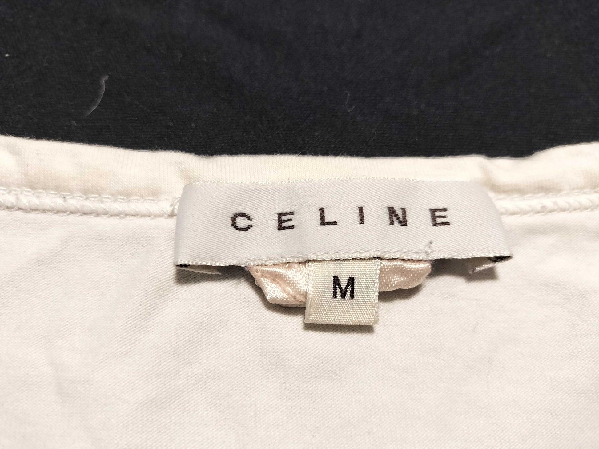 CELINE Triomphe Large Logo Sequin T-Shirt