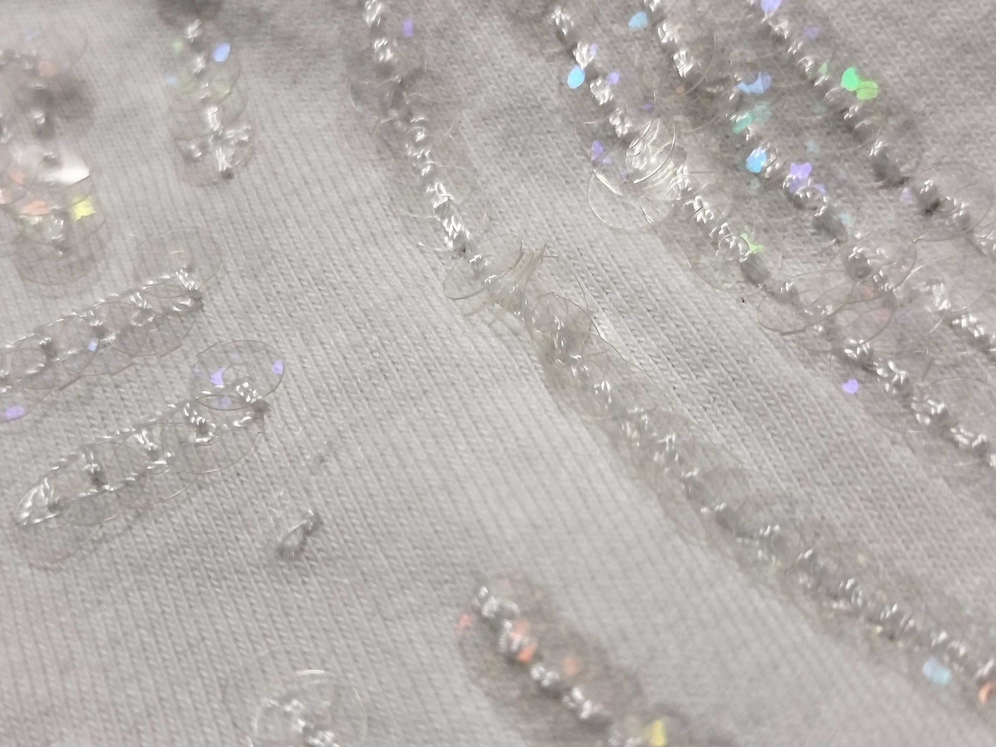 CELINE Triomphe Large Logo Sequin T-Shirt
