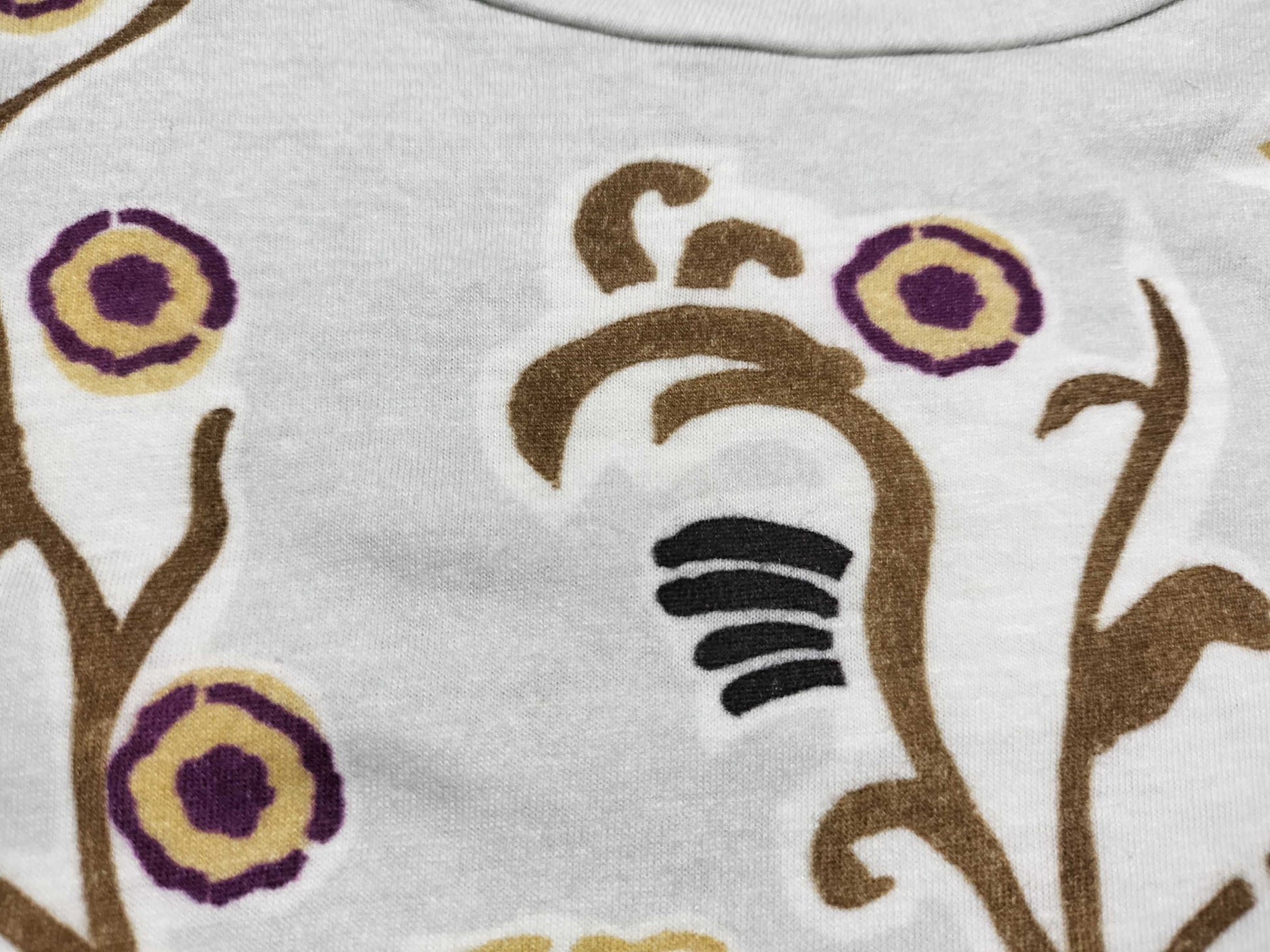 Christian Dior Linen CD Bee Back Logo T-Shirt with Current Dior Tag