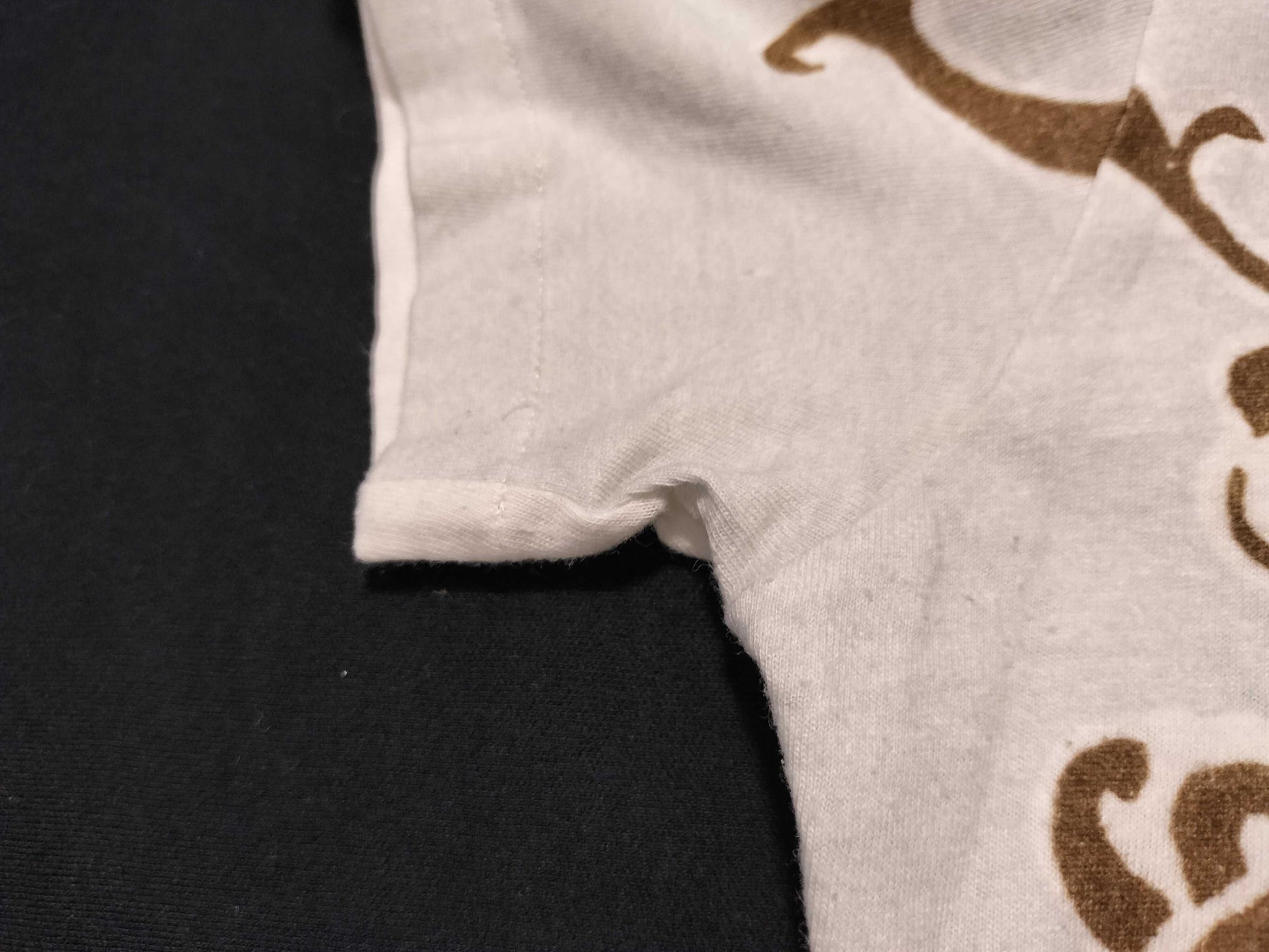 Christian Dior Linen CD Bee Back Logo T-Shirt with Current Dior Tag