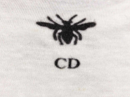 Christian Dior Linen CD Bee Back Logo T-Shirt with Current Dior Tag