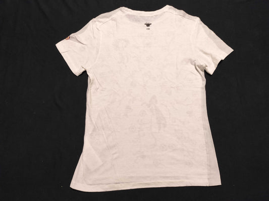 Christian Dior Linen CD Bee Back Logo T-Shirt with Current Dior Tag