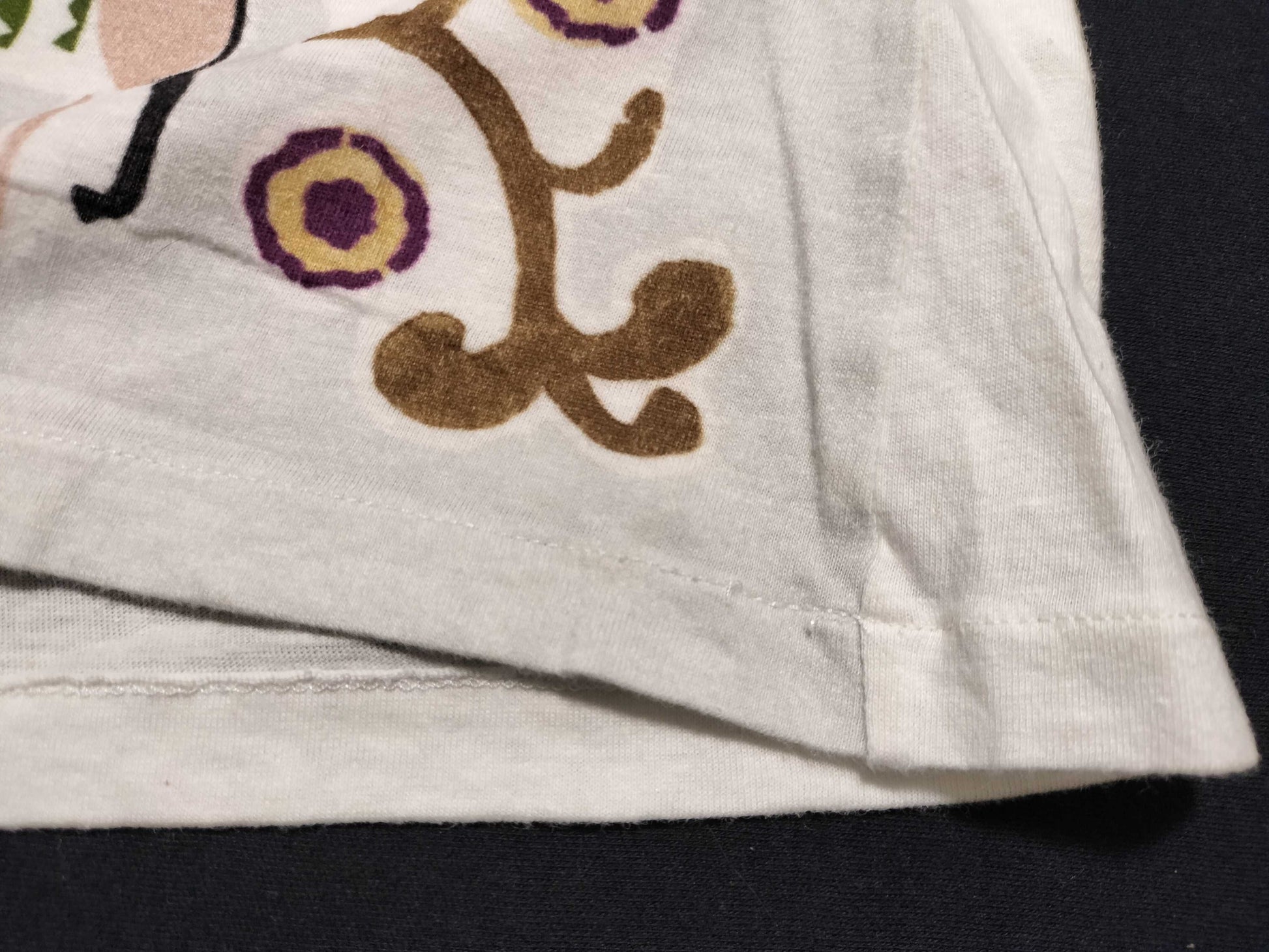 Christian Dior Linen CD Bee Back Logo T-Shirt with Current Dior Tag