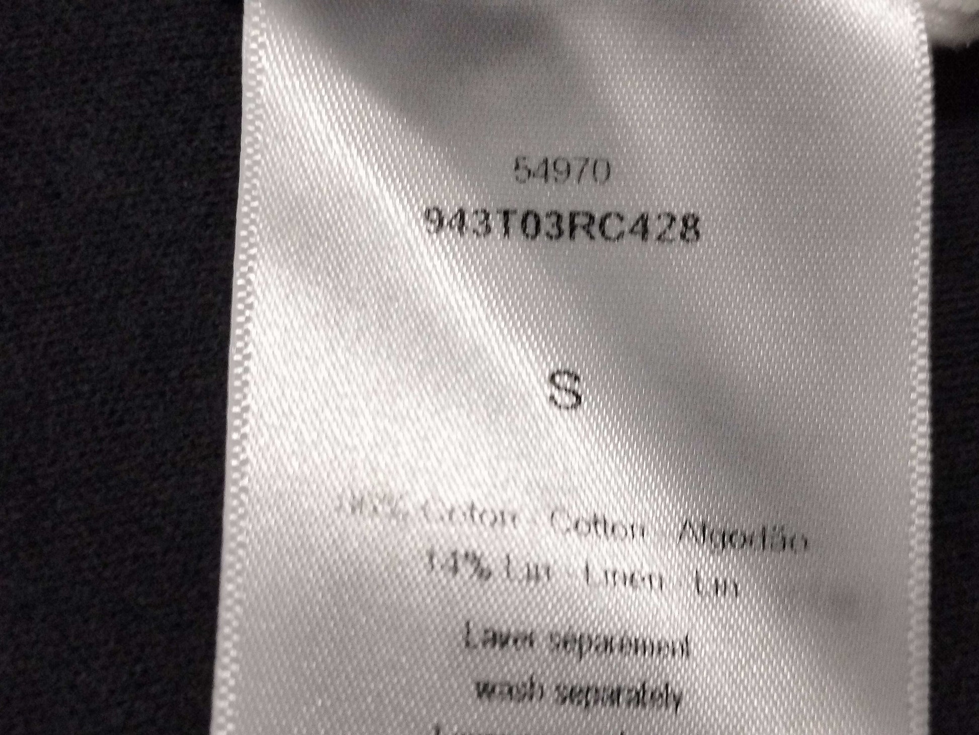 Christian Dior Linen CD Bee Back Logo T-Shirt with Current Dior Tag