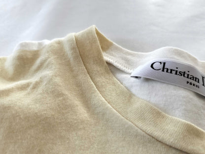 Christian Dior current tag Christian Dior linen CD bee back logo linen T-shirt