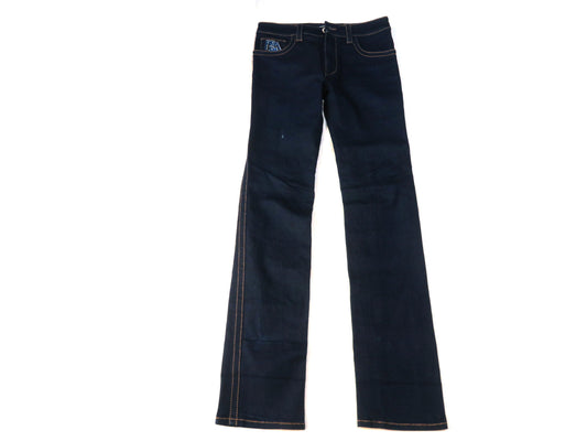 PRADA Prada brand logo denim pants