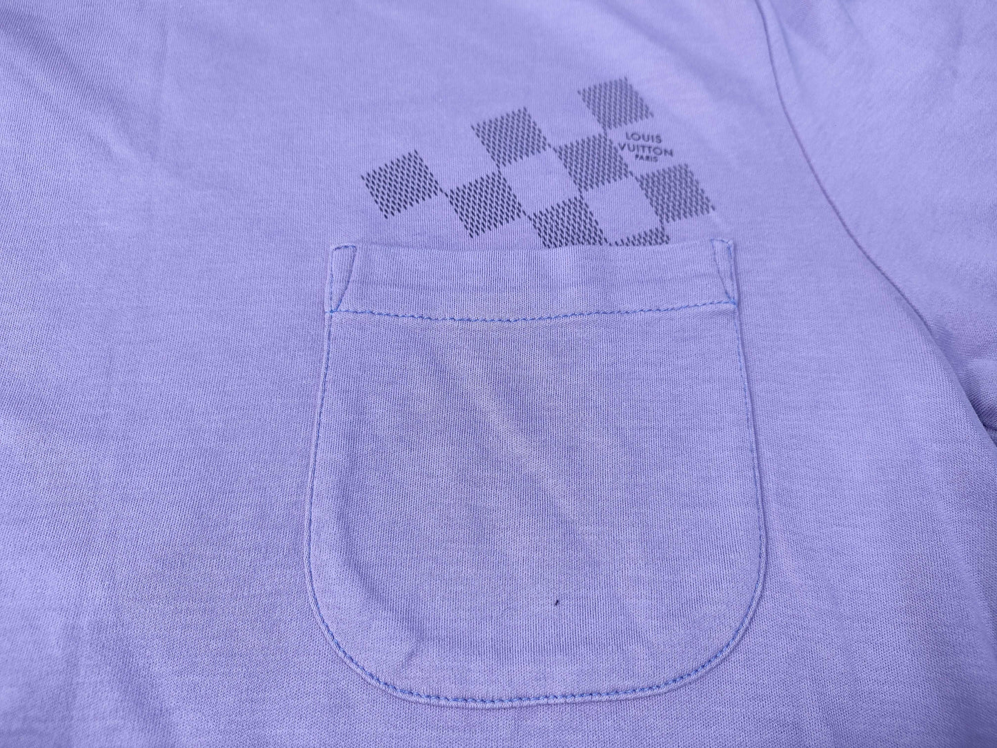 LOUIS VUITTON Damier Pocket T-Shirt Men's T-Shirt