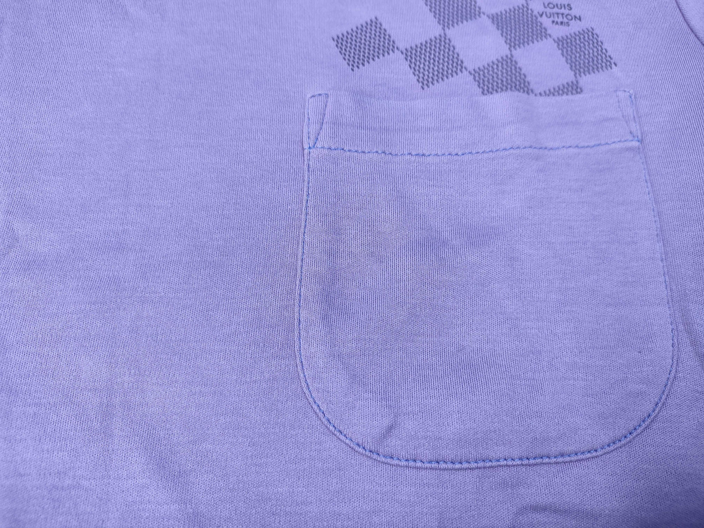 LOUIS VUITTON Damier Pocket T-Shirt Men's T-Shirt