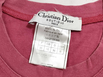 Dior Galliano-era tank top with Christian Dior logo