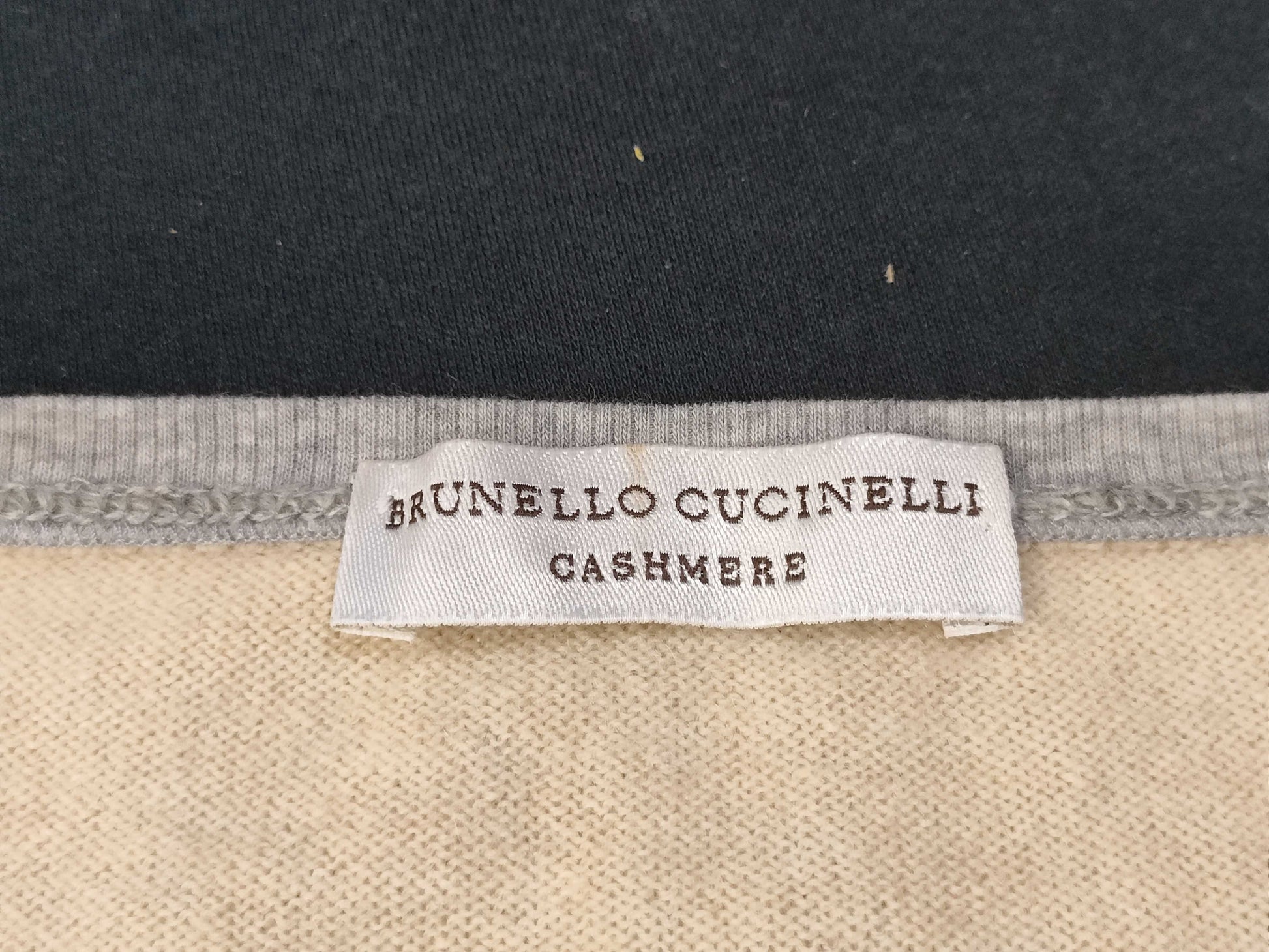 Men's Cashmere Brunello Cucinelli Short Sleeve Knit Top, Size L