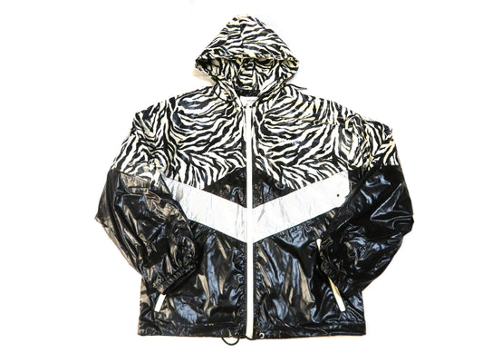 CELINE Zebra Nylon Jacket, Current Tag, Hedi, Men's, Hanger Included, Excellent Condition, Like New