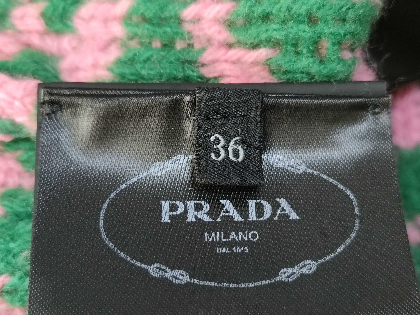 PRADA Triangle Logo Prada Knit Raf Simons Top