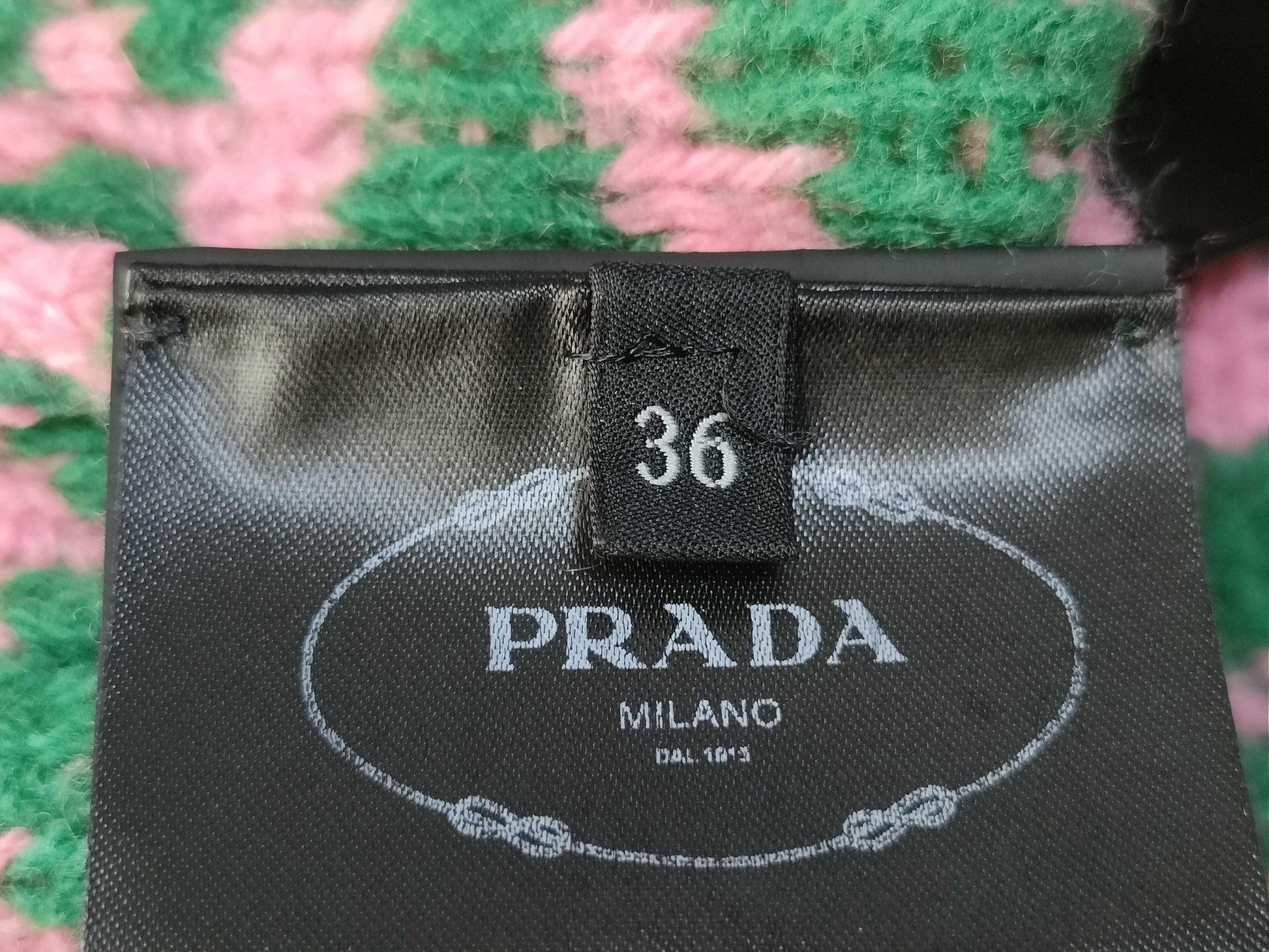 PRADA Triangle Logo Prada Knit Raf Simons Top