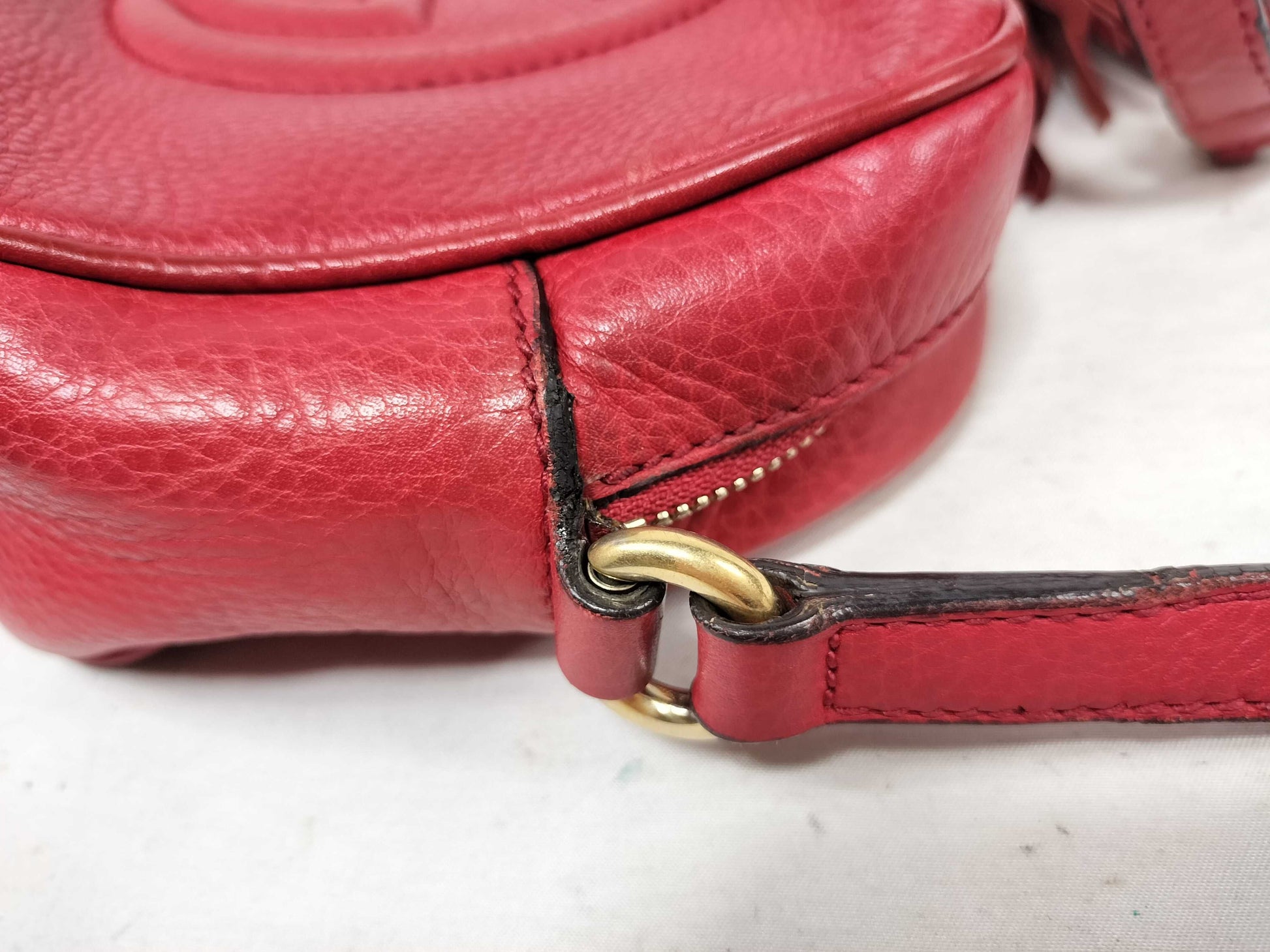 GUCCI Soho Camera Bag with Fringe Shoulder Bag
