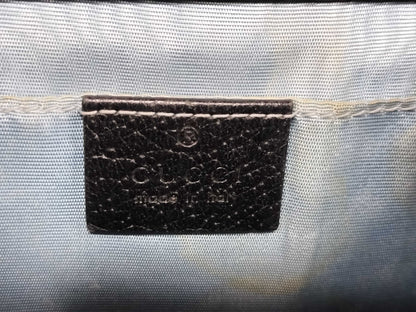 GUCCI Padlock Black Bee Chain Shoulder Bag