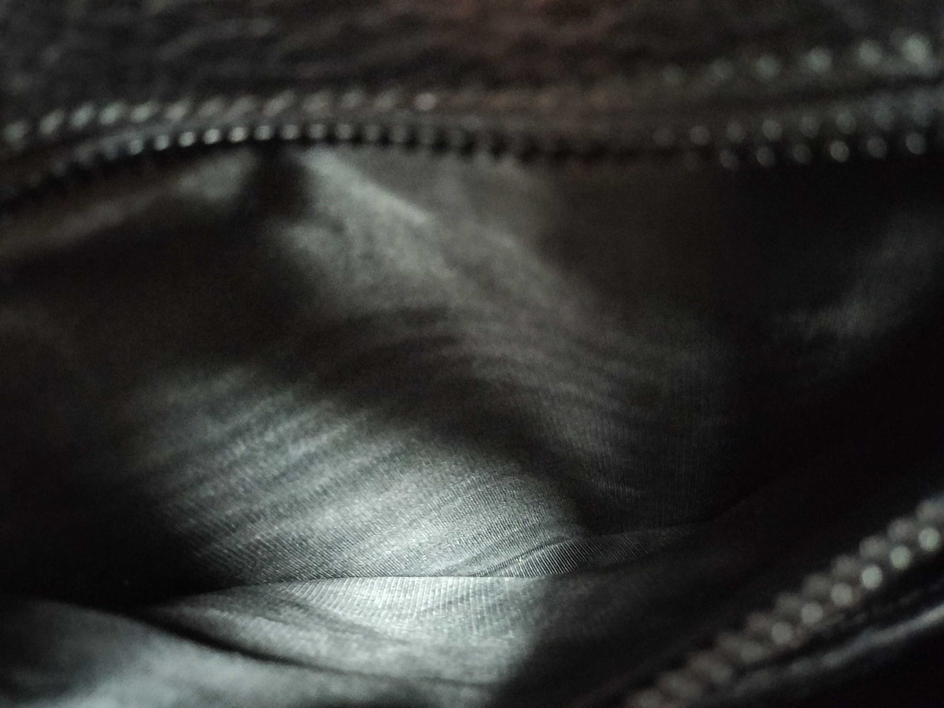 CELINE Gancini Chain Black Handbag