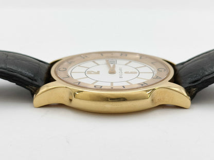 BVLGARI Solotempo ST35G M0778 Quartz 18K Gold Boys' Watch