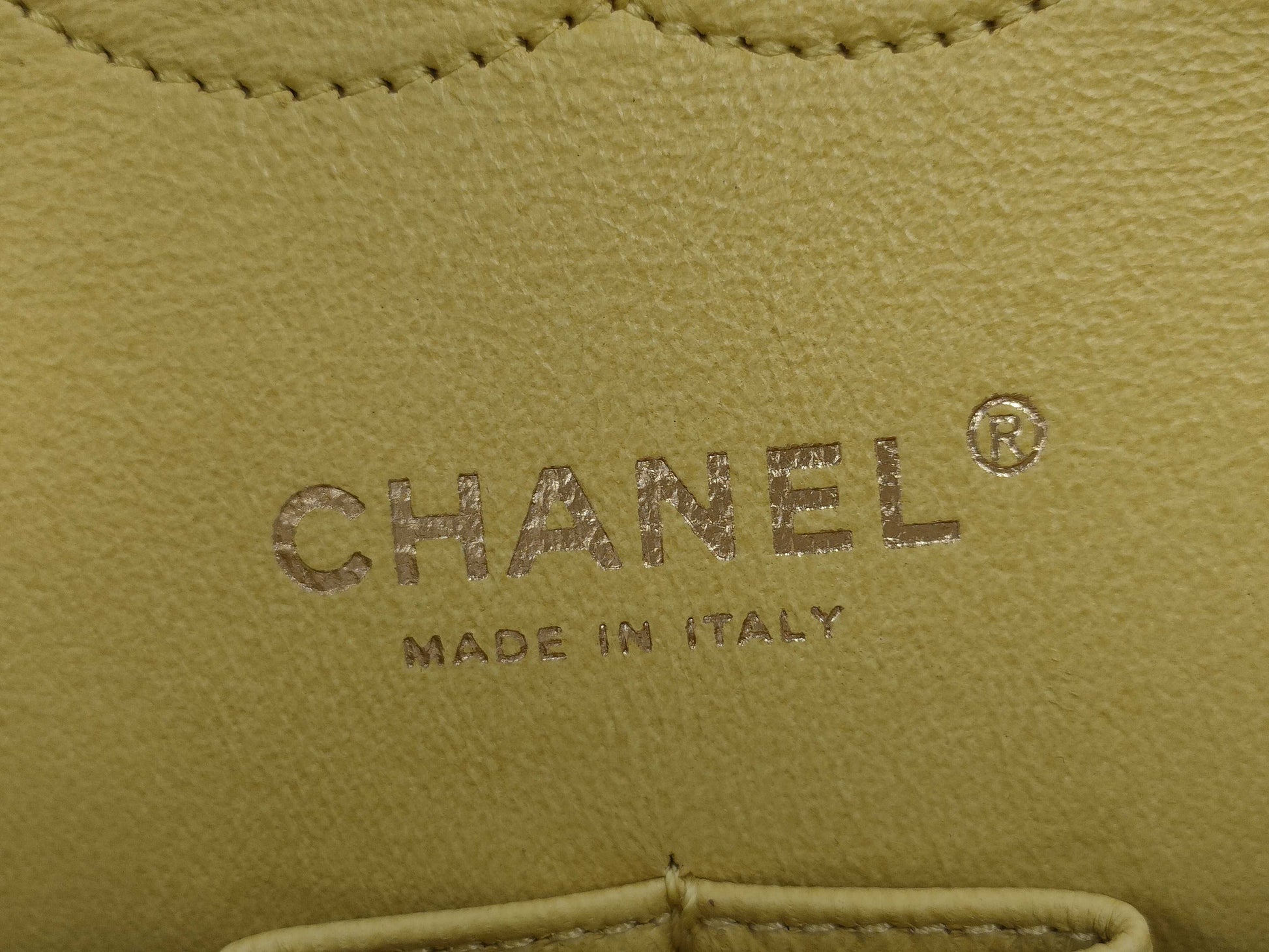 CHANEL Matelasse Chain Shoulder Bag, Yellow, 12846525
