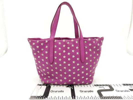 JIMMY CHOO Mini Sarah Studded Leather Handbag