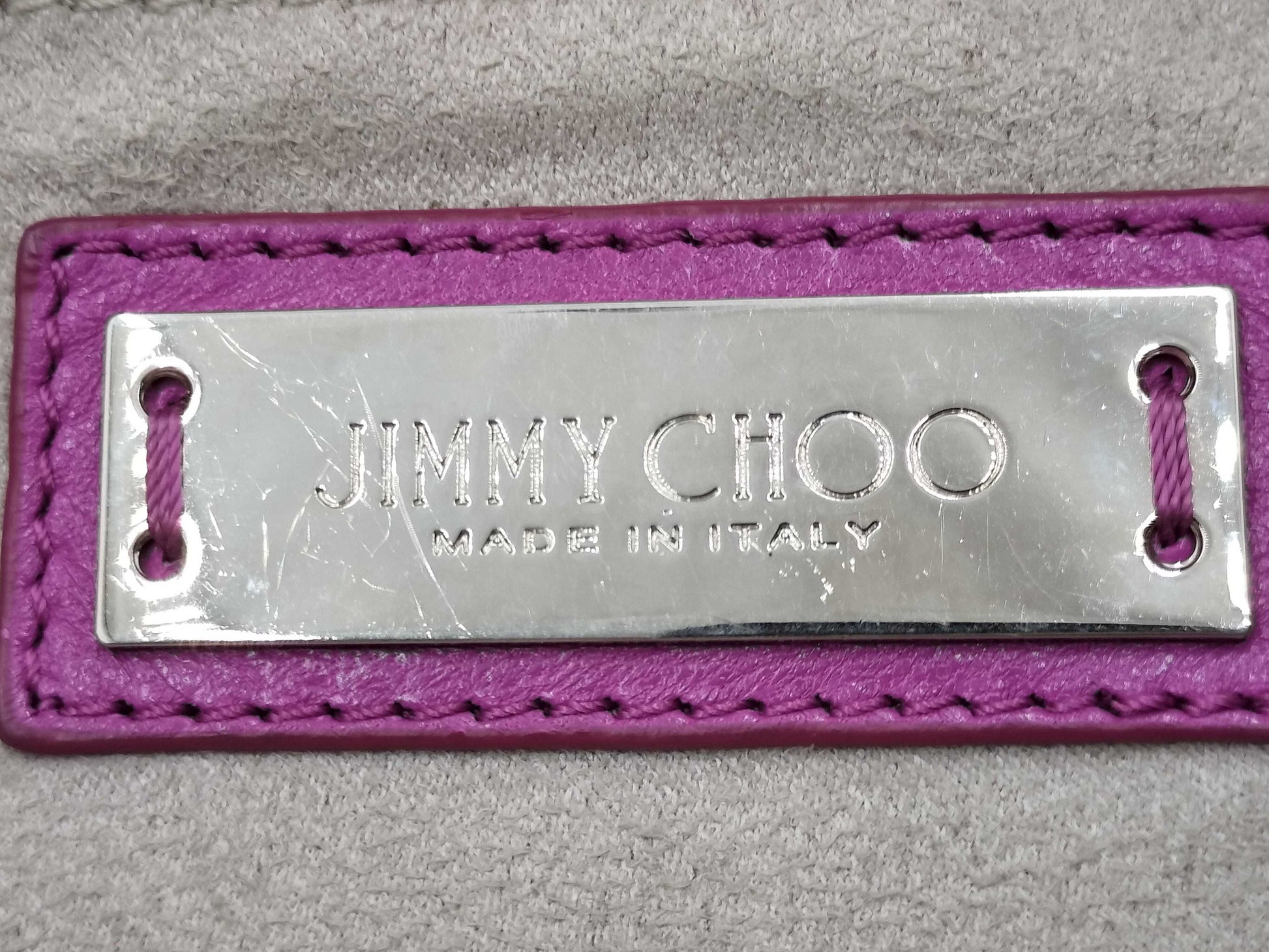 JIMMY CHOO Mini Sarah Studded Leather Handbag
