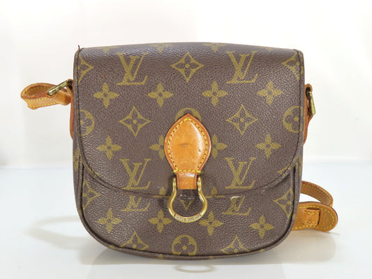 LOUIS VUITTON Monogram Mini Saint-Cloud M51244 Monogram Shoulder Bag
