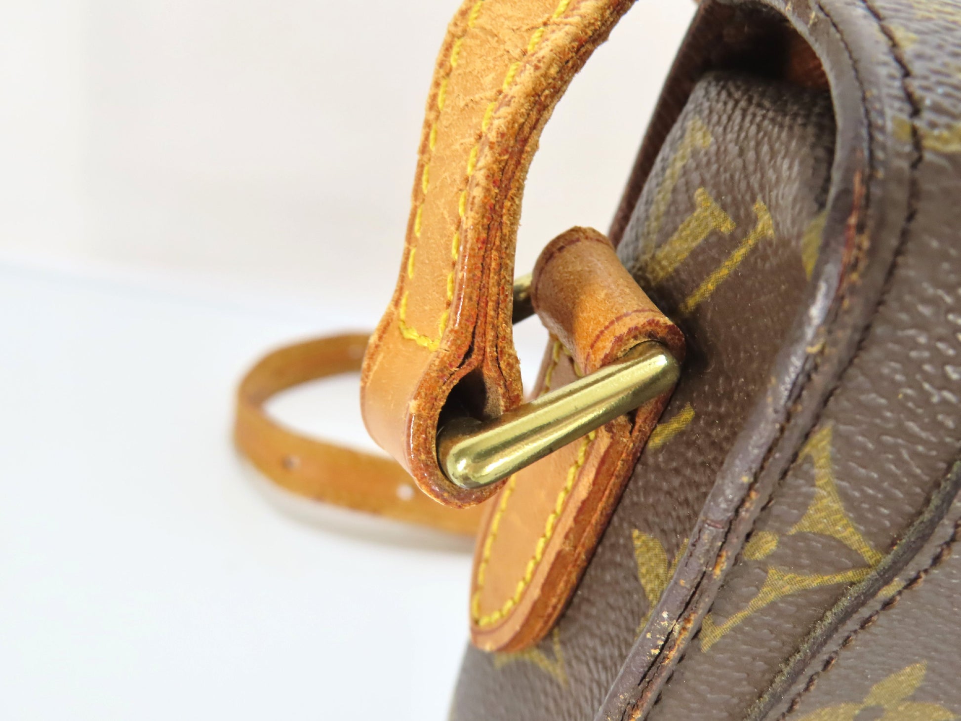 LOUIS VUITTON Monogram Mini Saint-Cloud M51244 Monogram Shoulder Bag