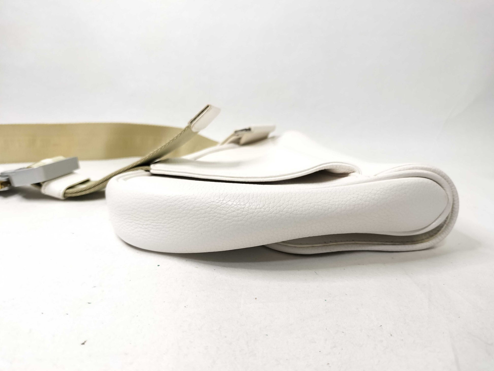 Dior Saddle Bag Leather White Shoulder Bag