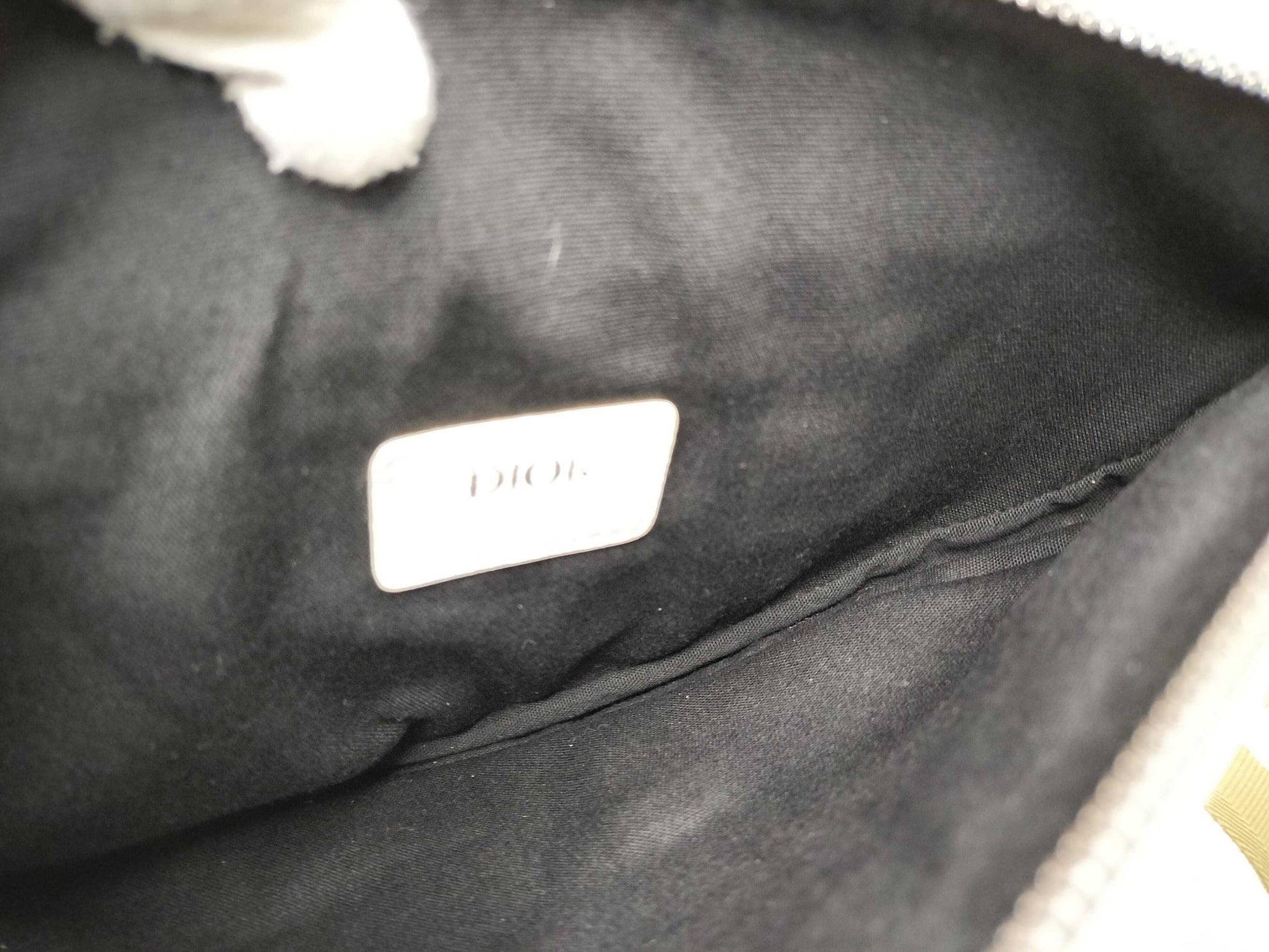 Dior Saddle Bag Leather White Shoulder Bag