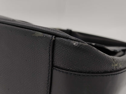 Salvatore Ferragamo Ferragamo Leather Shoulder Bag Black Shoulder Bag
