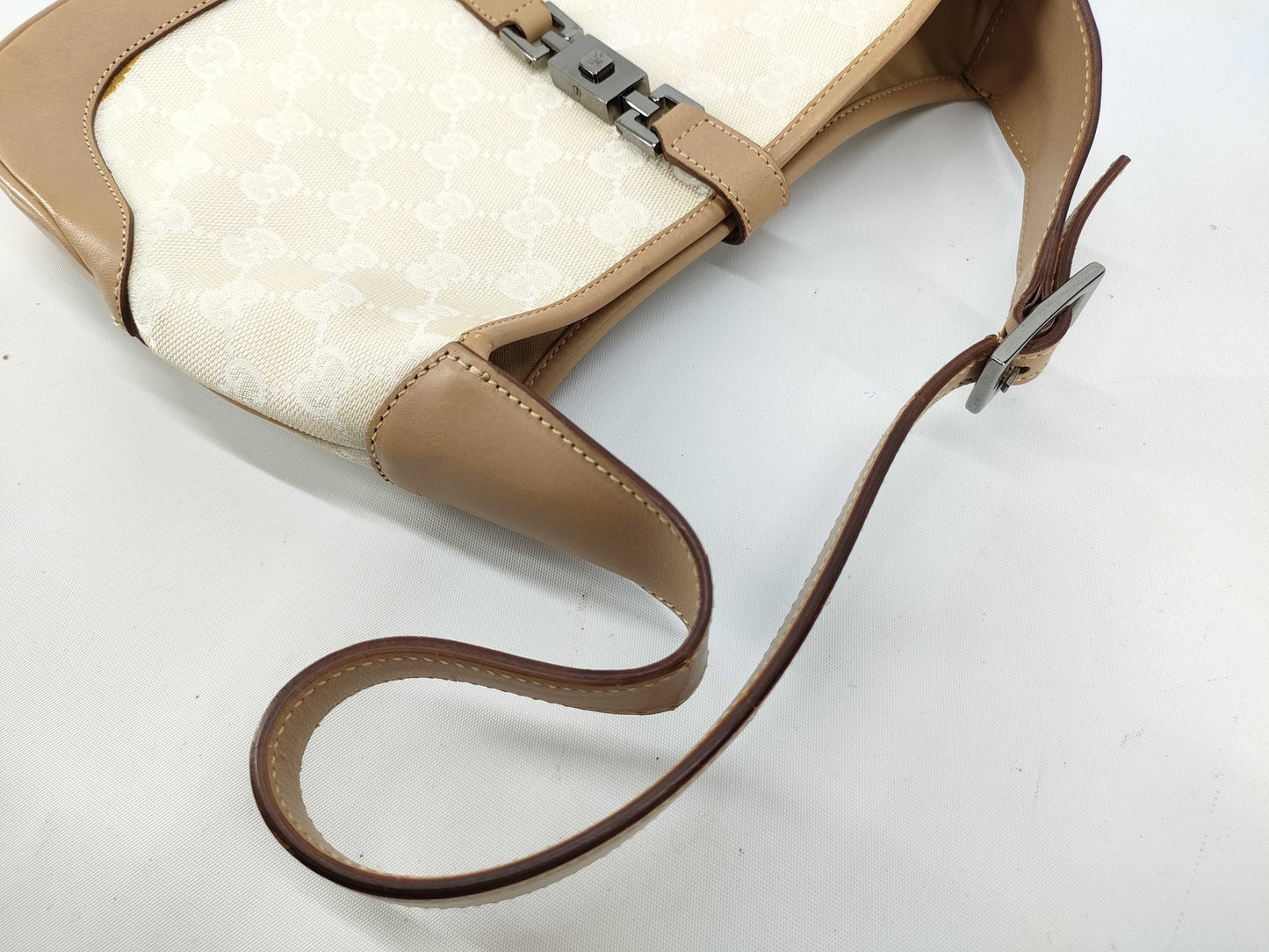 GUCCI Jackie GG pattern shoulder bag