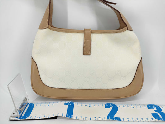 GUCCI Jackie GG pattern shoulder bag