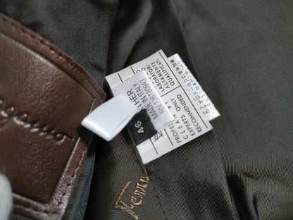 Salvatore Ferragamo Gancini Leather Jacket, Lambskin with Gancini Hardware