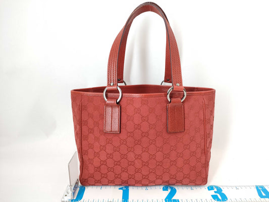 GUCCI GG Canvas Tote Bag Handbag Tote Bag