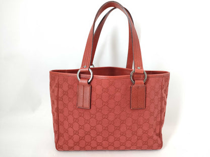 GUCCI GG Canvas Tote Bag Handbag Tote Bag